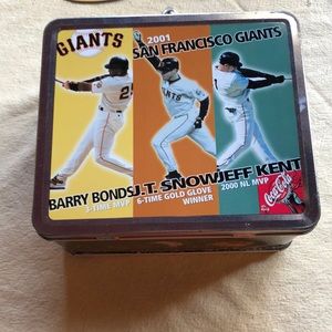 Giants Baseball 2001 Souvenir Lunchbox